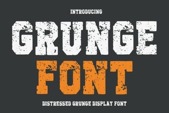 Grunge Fonts: Creative Design Inspiration