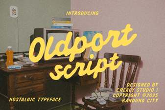 Oldport Script Font for Elegant Branding Projects