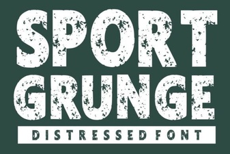 Sport Grunge Fonts for Rebellious Design Projects