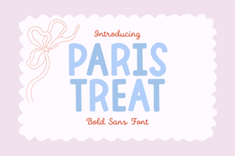 Paris Treat Font for Creative Projects & Design