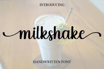 Milkshake Font: Design with Sweet Typography