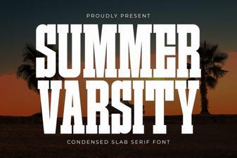 Summer Varsity Fonts for Your Creative Projects